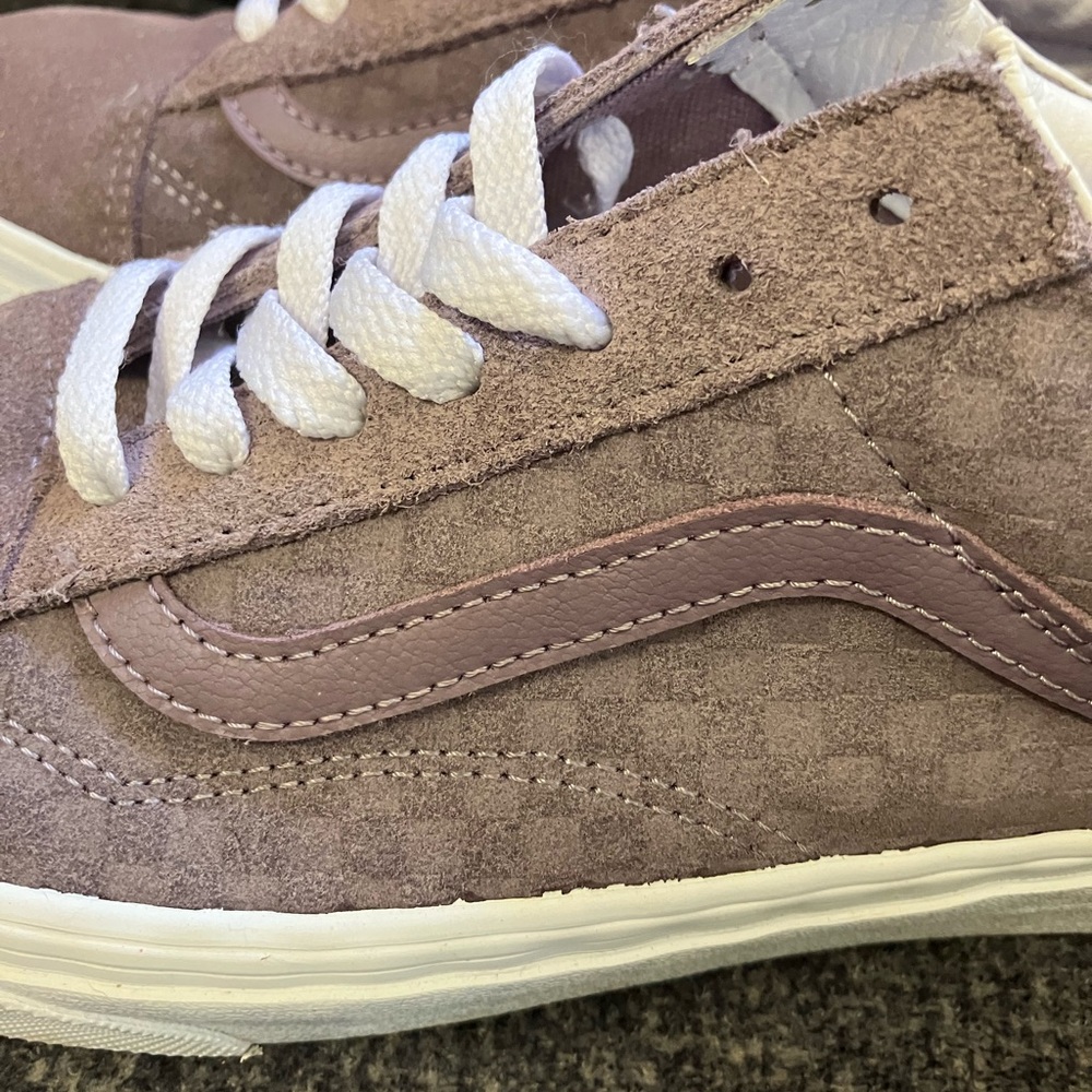 Old Skool Embossed Suede Check Nirvana Size 8 - image 3